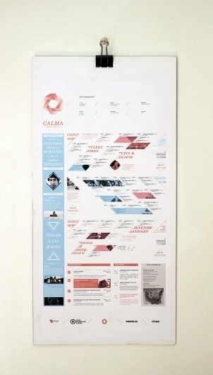 CALMA - Festival de Musica Folk on the Behance Network #festival #flyer #calma #poster #layout