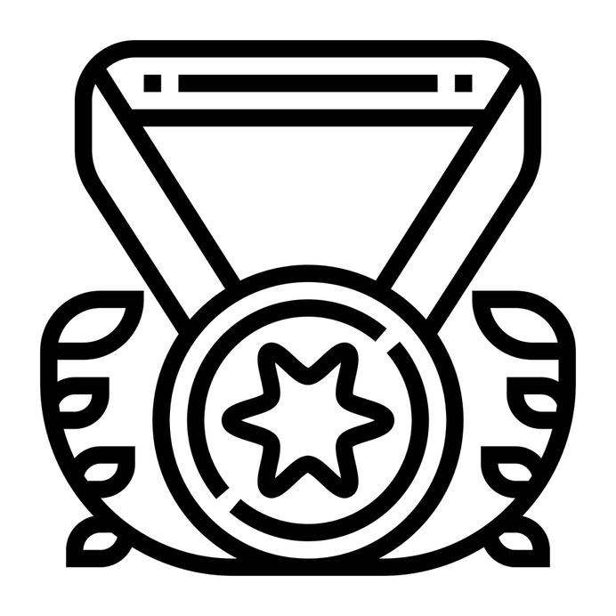 See more icon inspiration related to win, medal, best, first, award, sports and competition, champion, badge, winner and sports on Flaticon.