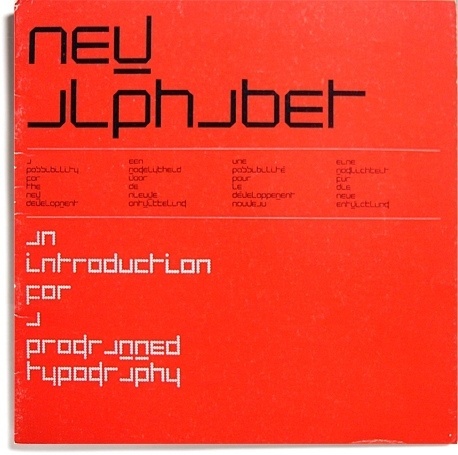 New Alphabet | Flickr - Photo Sharing! #cover #crouwel #wim