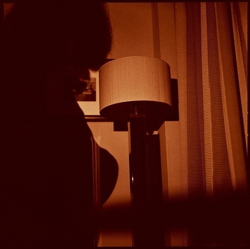 drawing room - night - 1 | Flickr - Photo Sharing! #lamp #photography #atmosphere #film #shadow