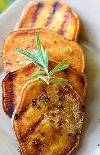 Grilled Sweet Potato Medallions #potato