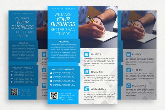 Blue and white business brochure Free Psd. See more inspiration related to Business card, Brochure, Flyer, Mockup, Business, Cover, Card, Texture, Template, Leaf, Paper, Blue, Stamp, Brochure template, Leaflet, Presentation, Flyer template, White, Silver, Stationery, Elegant, Corporate, Mock up, Paper texture, Creative, Company, Modern, Corporate identity, Booklet, Document, Identity, Page, Up, Close, Glossy, Realistic, Fold, Foil, Stack, Mock-up, Mock, Left, Close up, Photorealistic, Matte and Coated on Freepik.