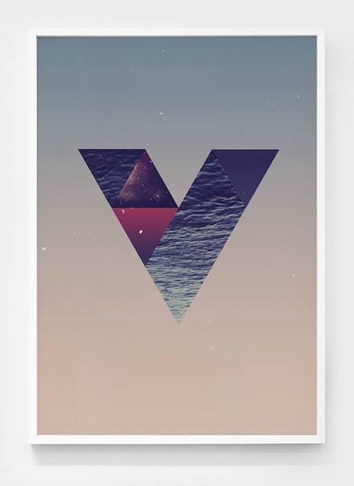 Shapes of the space #print #shapes #space #poster