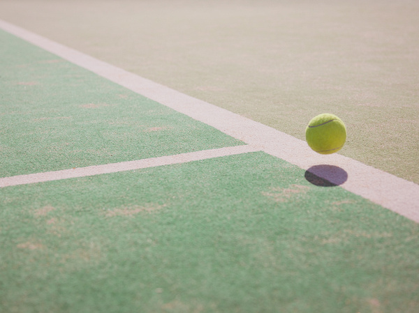 David Ryle #lines #tennis #ball #straight #photography #green