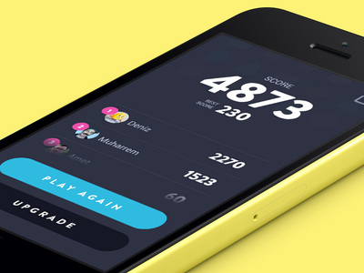 Score Page #colorful #ios #game #app