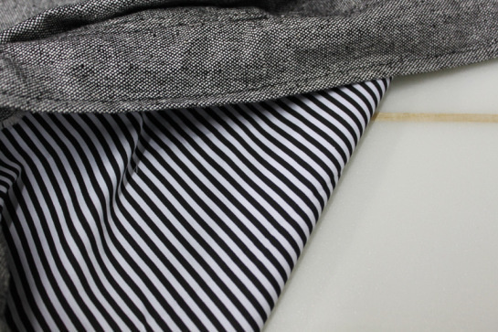 Float Captain boardsock #bag #surf #surfing #board #striped #sea #handmade #canvas #sock