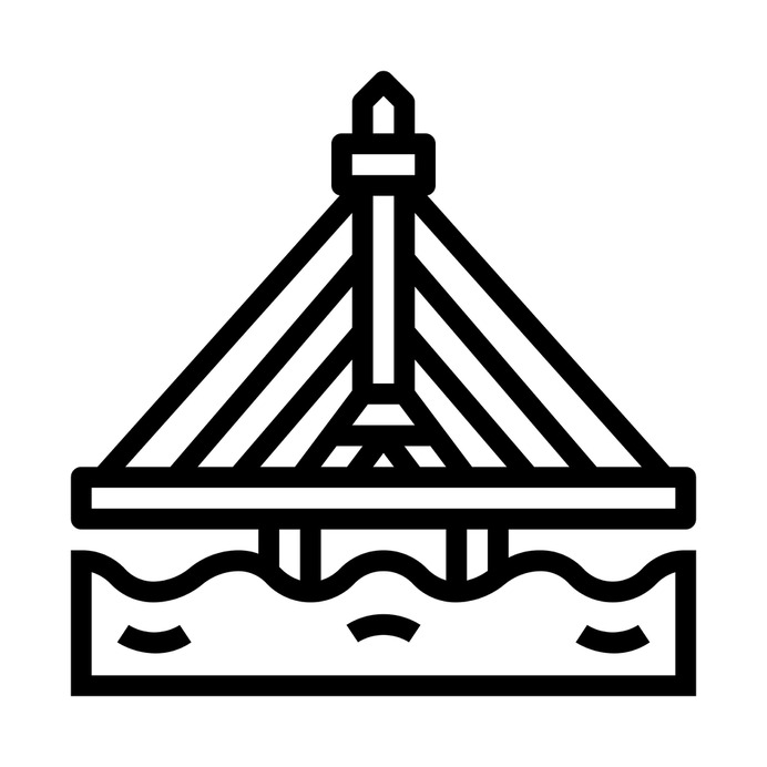 See more icon inspiration related to bangkok, architecture and city, bridge, thailand and building on Flaticon.