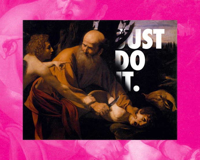What if paintings have an headline? on Behance