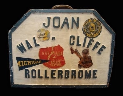 Anonymous Works: Joan Walcliffe Hits the Rollerdrome! #roller #retro #box #wood #type