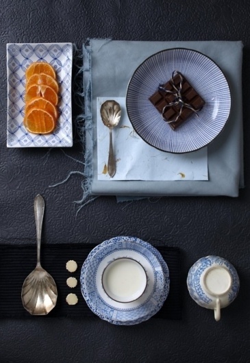 Things Organized Neatly #blue #time #orange #tea