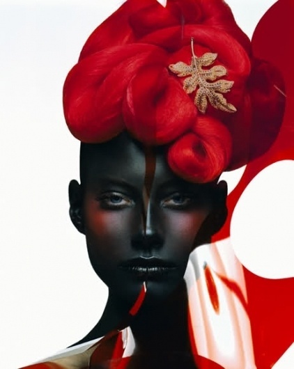 Sara Lindholm #fashion #photography #red #black