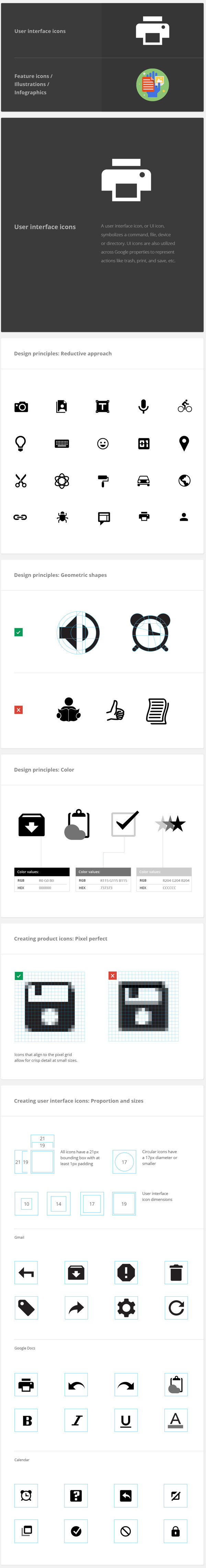 Google Visual Assets Guidelines Part 2 on Behance #google