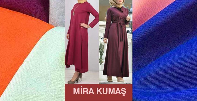 Mira kumaş elbise