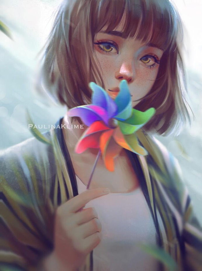 Colorful Pinwheel by PaulinaKlime