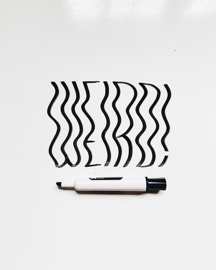 Dry Erase Lettering - Ari Woeste
