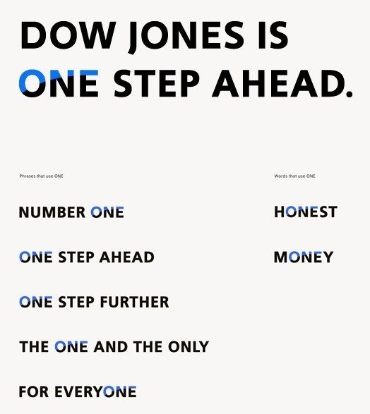 New logo and identity for Dow Jones by STUDIO NEWWORK #identity #design #graphic #branding