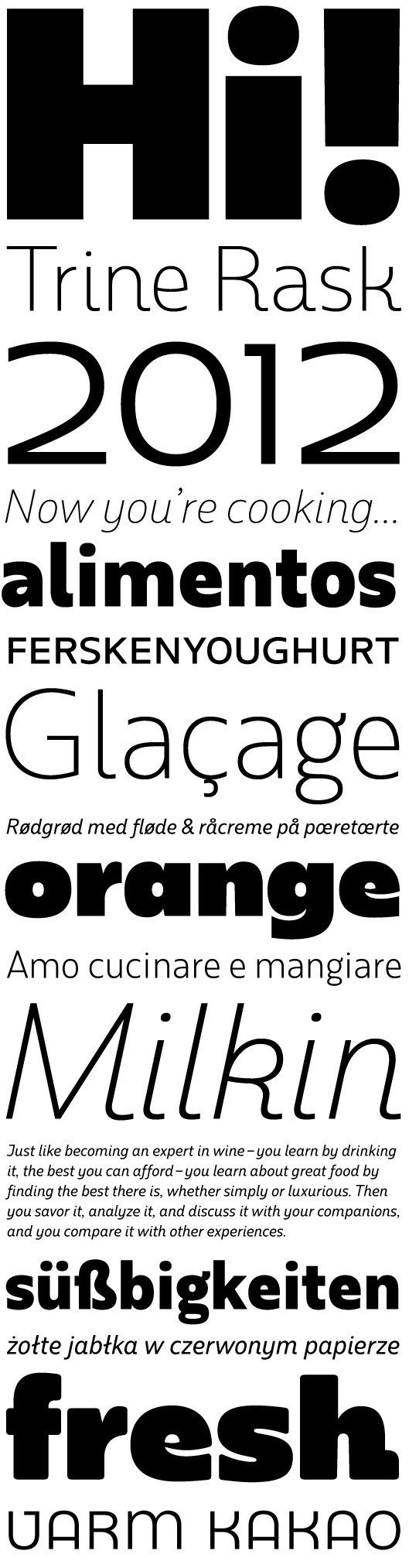 Rum Sans by Trine Rask #font #serif #sans #type #incubator #typography