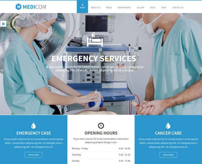 Medical and Health Drupal Themes