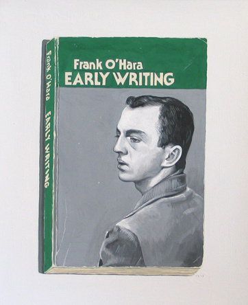 Early Writing of Frank O'Hara - Richard Baker #baker #richard #book #cover #painting #typography