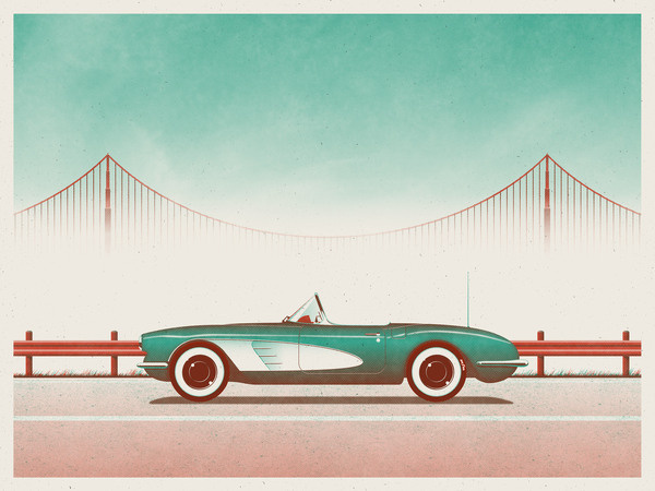 DKNG Studios » Featured Work #illustration #car #vintage