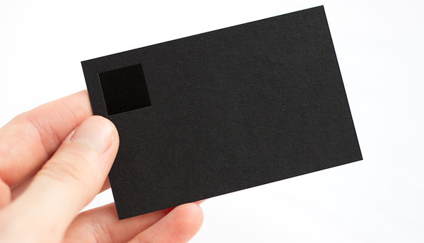 simple business card #business #card #simplicity #design #black #simple #on #square #studio #modernist