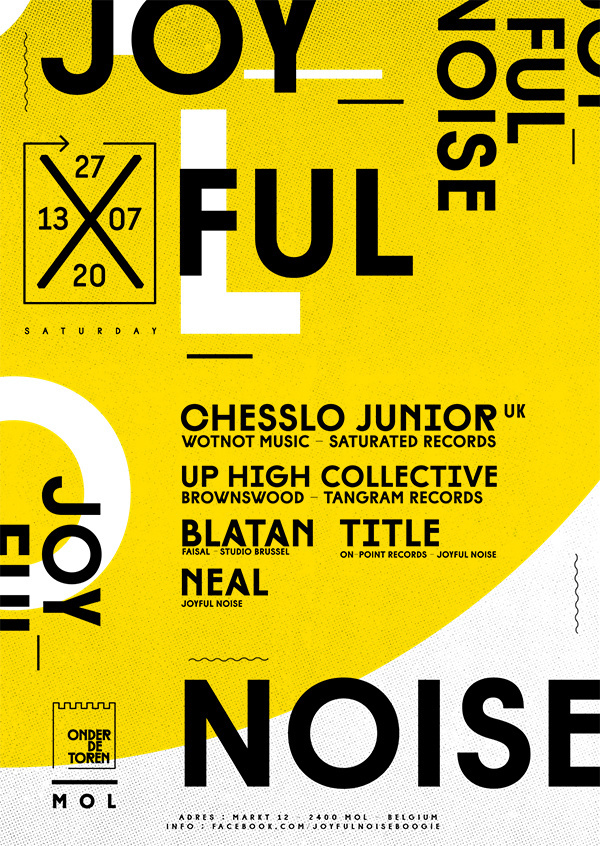 REFORM – Graphic design studies on form / balance & typography.