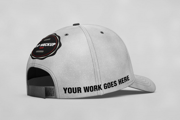 Cap mock up back view Free Psd. See more inspiration related to Mockup, Template, Sun, Web, Website, Mock up, Head, Cap, Templates, Website template, Back, Mockups, View, Up, Web template, Realistic, Real, Web templates, Mock ups, Mock and Ups on Freepik.