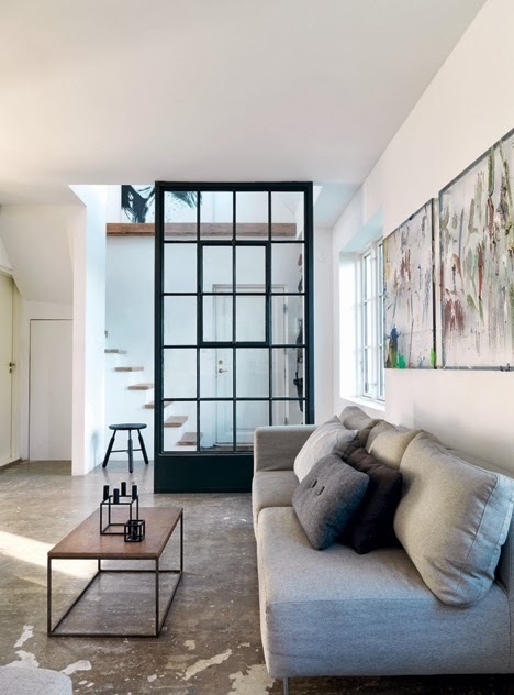 Pengejar Desain: Jendela + Pintu |  Bingkai Baja #interior #sofa #design #decor #deco #decoration