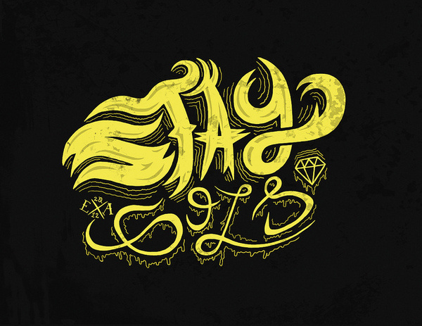 Stay Gold #diamond #cover #skate #gold #stay #type #typography
