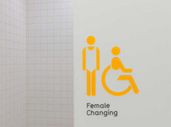 London Aquatics Centre wayfinding & signage | Cartlidge Levene