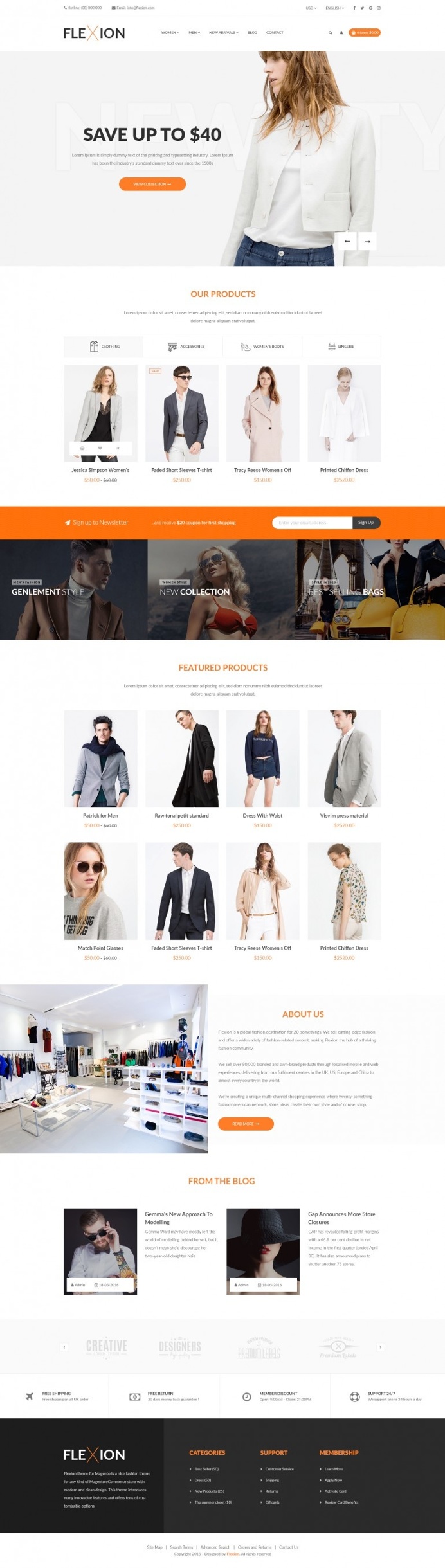 Flexion – Fashion E-Commerce Store