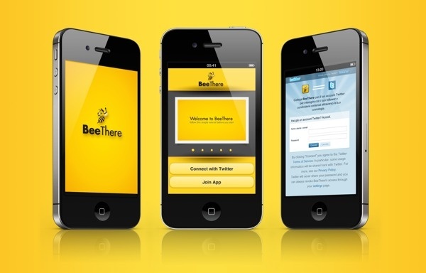 BeeThere | Social Game #design #drogu #app #beethere #game #geo #social