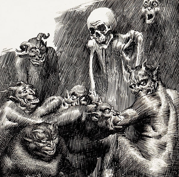 Virgil Finlay #illustration #death
