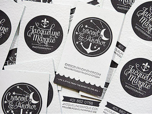 Textured Edge Business Cards