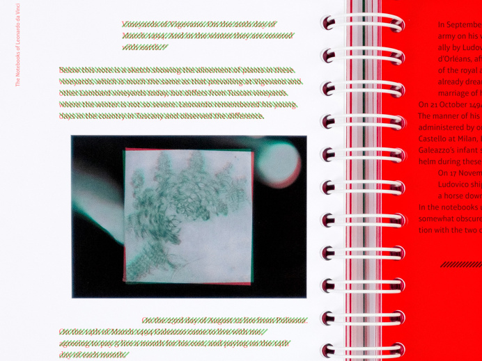 #khomus #leonardo #davinci #book #acetate #red #layout