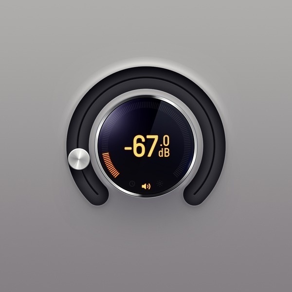 Interface design inspiration #analog #dial #design #ui #slider #knob