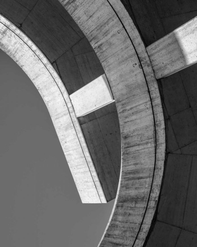 Modern Parking: Black and White Architecture Photography by Manuel Martini