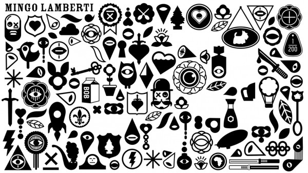 Mingo Lamberti #icons #black #lamberti #illustration #mingo
