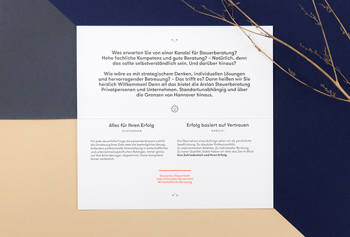 Arslan Steuerberatung by Bureau Hardy Seller #graphic design #print