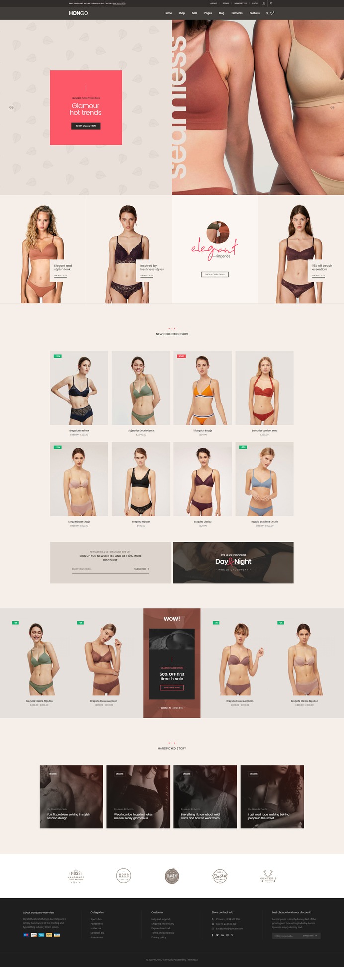 #Hongo #WooCommerce #WordPress Theme for #Lingerie Store by #ThemeZaa