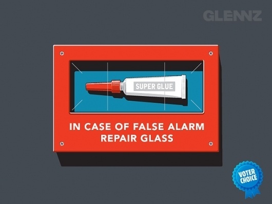 False Alarm Tee - Funny T-Shirt from Glennz Tees #glue #super