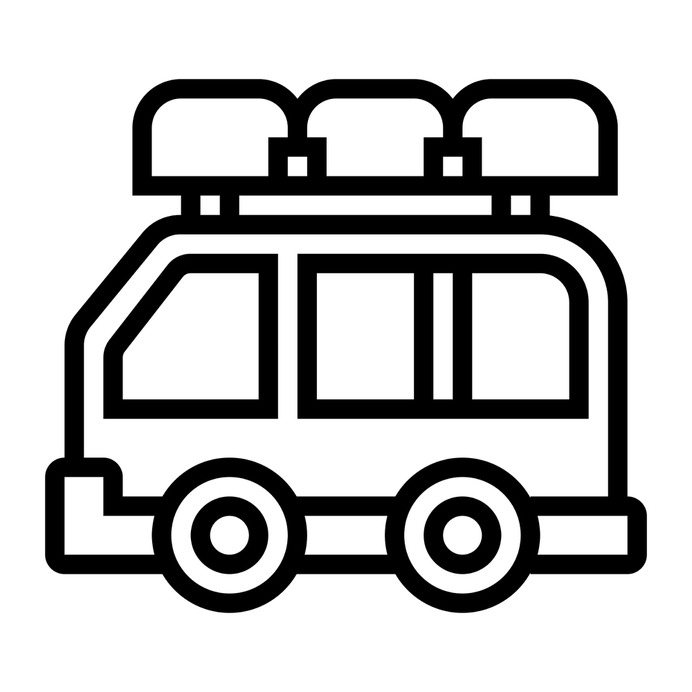 See more icon inspiration related to van, car, travel, transport, transportation, automobile, holidays and vehicle on Flaticon.