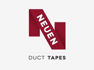 Dribbble - NEUEN · Duct Tapes by Juanjo Marnetti #tape #adhesive #identity #neuen #logo #tapes