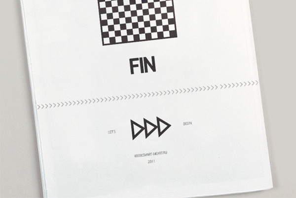 Presentation end #lines #print #graphic #presentation #fin #cover #garbage #future