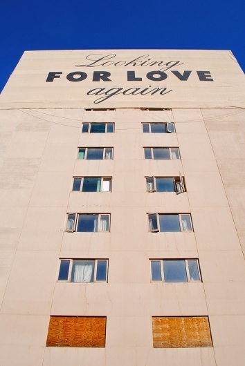 Candy Chang #scale #banner #large #building #typography