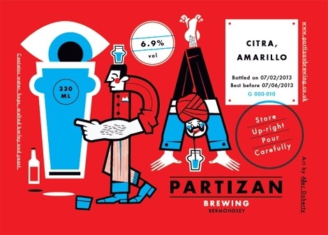 Partizan Brewing Labels #packaging #beer #label #bottle
