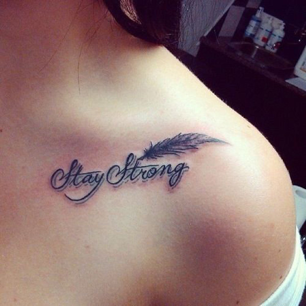 35 CUTE CLAVICLE TATTOOS FOR WOMEN