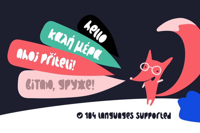 Spilled Ink is a handwritten typeface designed to complement illustrations. Inspired by the idea of spilled ink that spreads and fills the shape of letters. Therefore, the symbols do not have sharp corners and looks smooth, soft and cute. Spilled Ink is intended for use in headlines, so lowercase have the same height as uppercase, allowing them to be used as alternates. Make your stories fabulous with Spilled Ink!