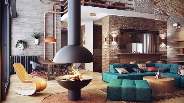 industrial lofts inspiration belarus #design #interiors #home
