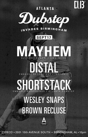 'The Editions': #atlanta #dubstep #poster #typography